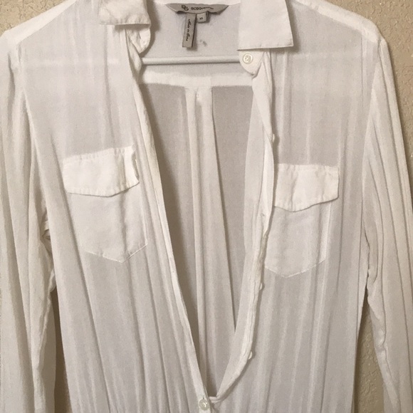 Bcbgeneration Roll Up Sleeve Romper/Jumpsuit - Picture 9 of 9